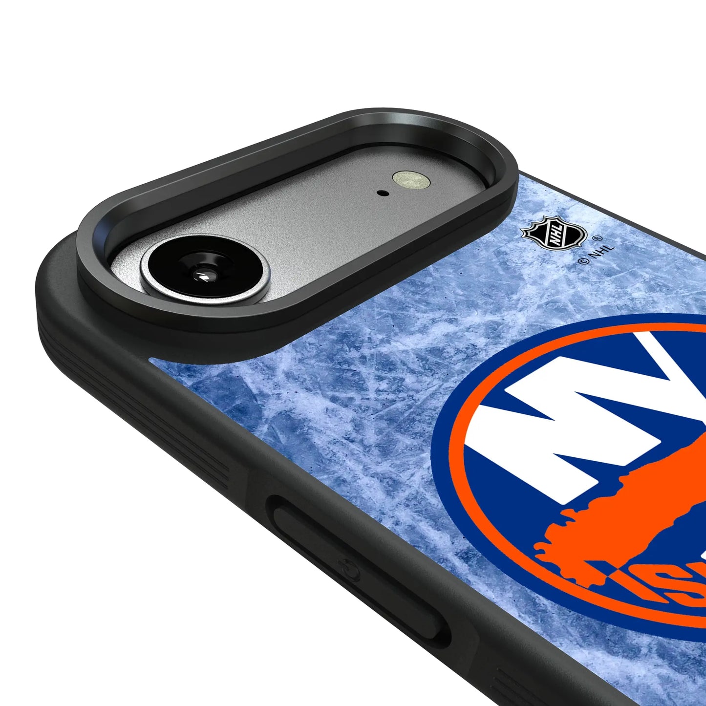 New York Islanders Ice Wordmark Bump Phone Case for Apple iPhone