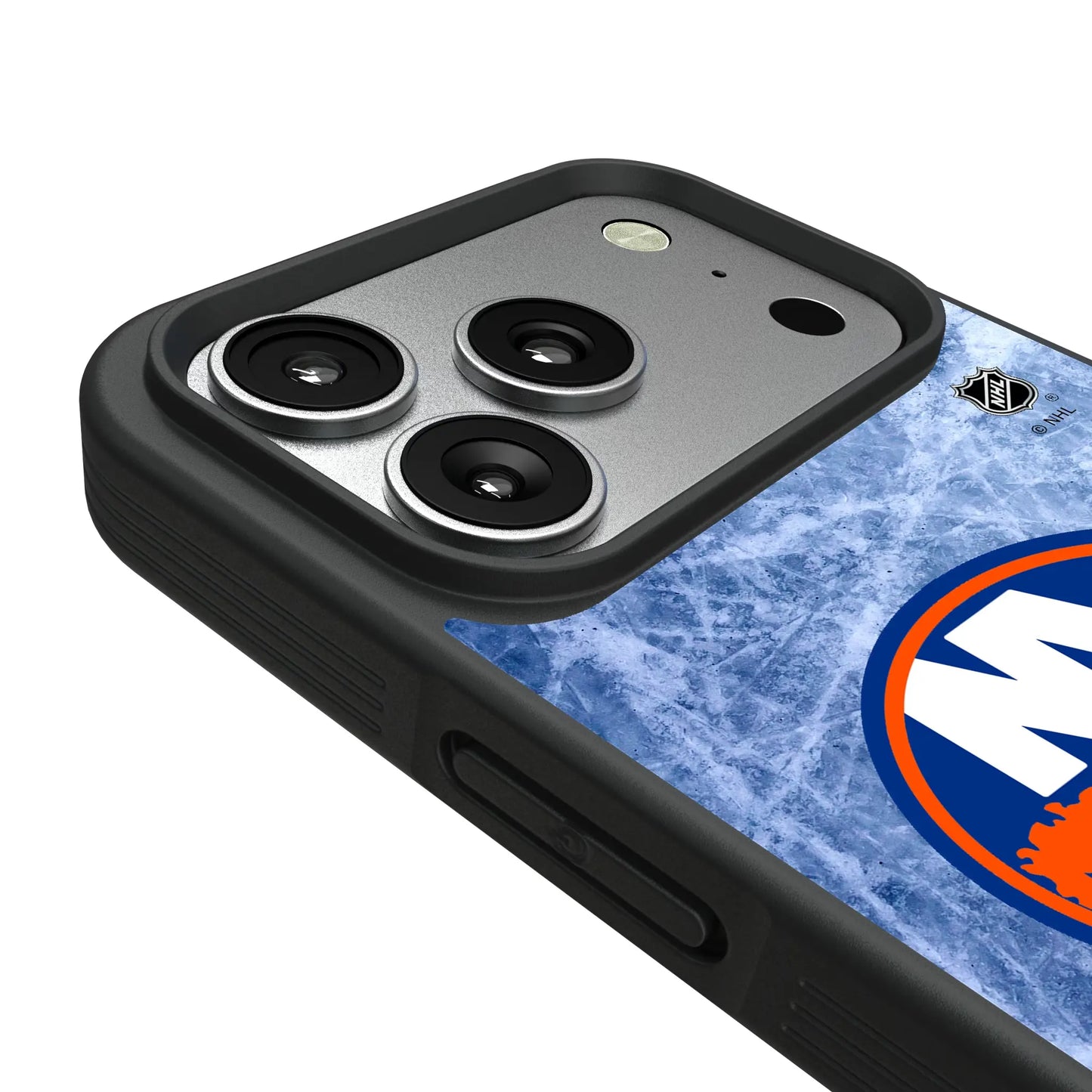 New York Islanders Ice Wordmark Bump Phone Case for Apple iPhone