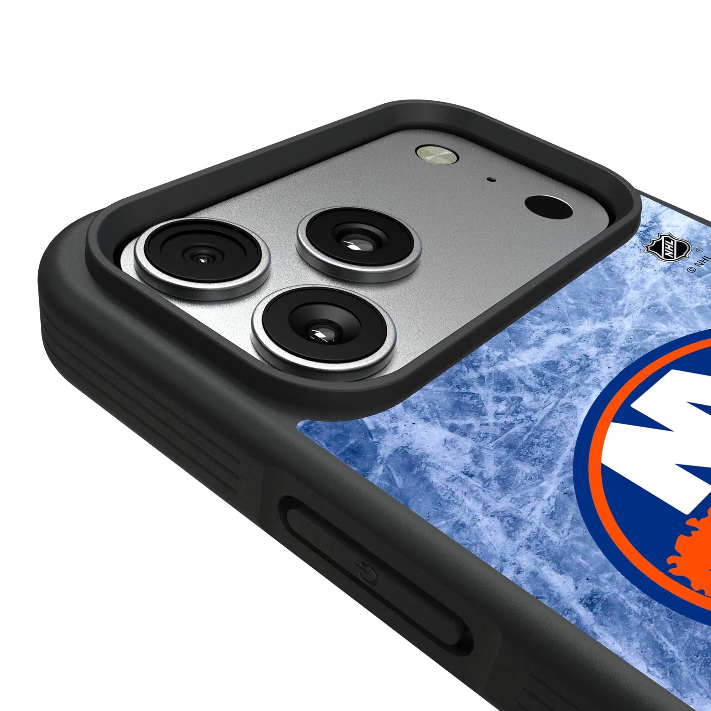 New York Islanders Ice Wordmark Bump Phone Case for Apple iPhone