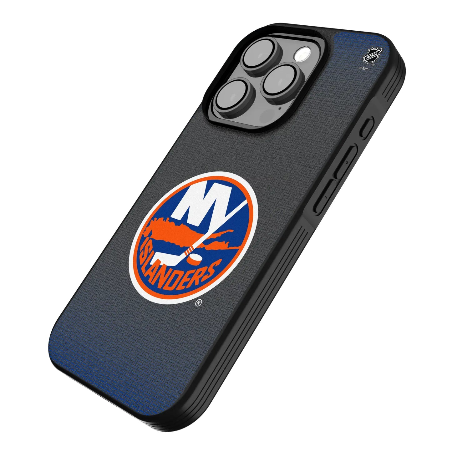 New York Islanders Linen Bump Phone Case for Apple iPhone