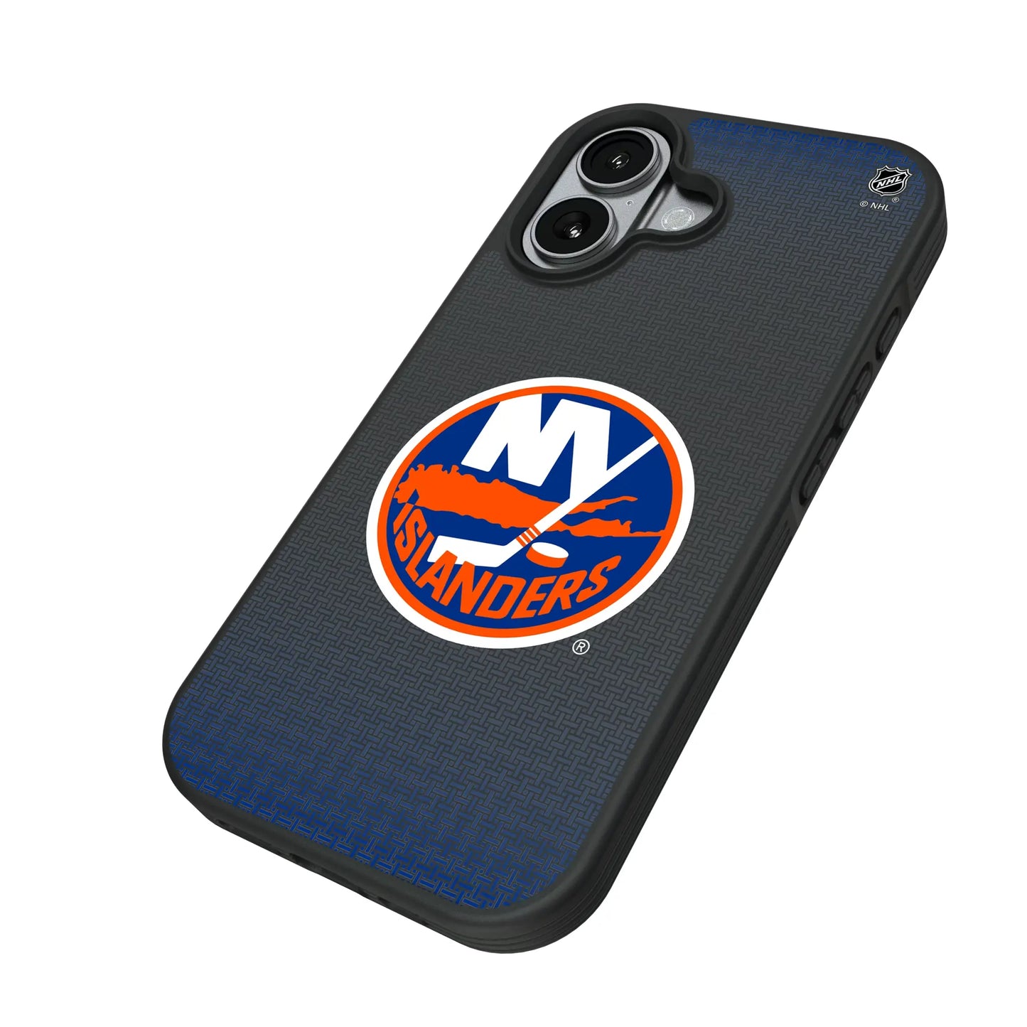 New York Islanders Linen Bump Phone Case for Apple iPhone