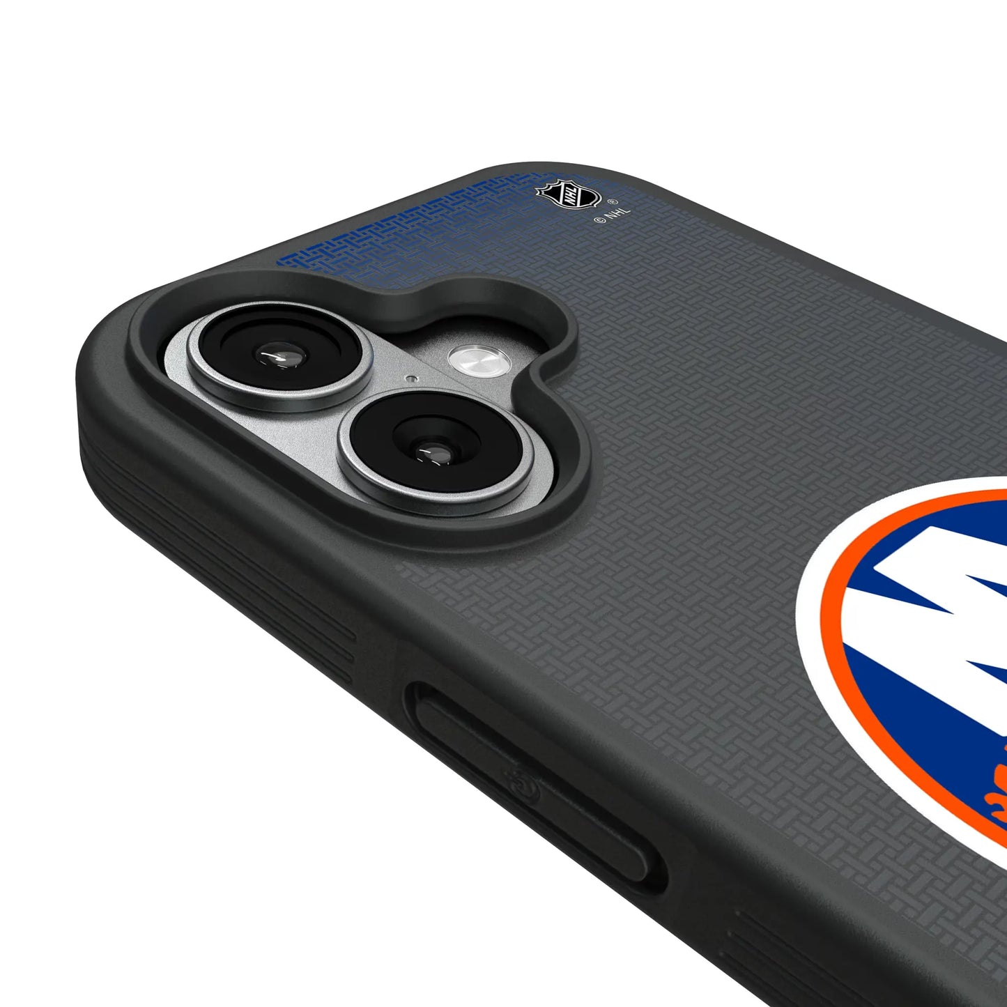 New York Islanders Linen Bump Phone Case for Apple iPhone