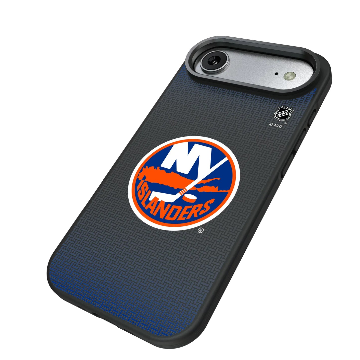New York Islanders Linen Bump Phone Case for Apple iPhone
