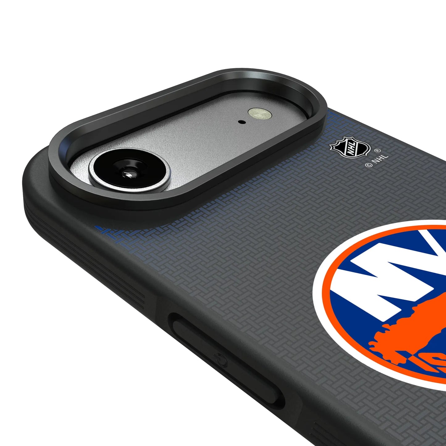 New York Islanders Linen Bump Phone Case for Apple iPhone