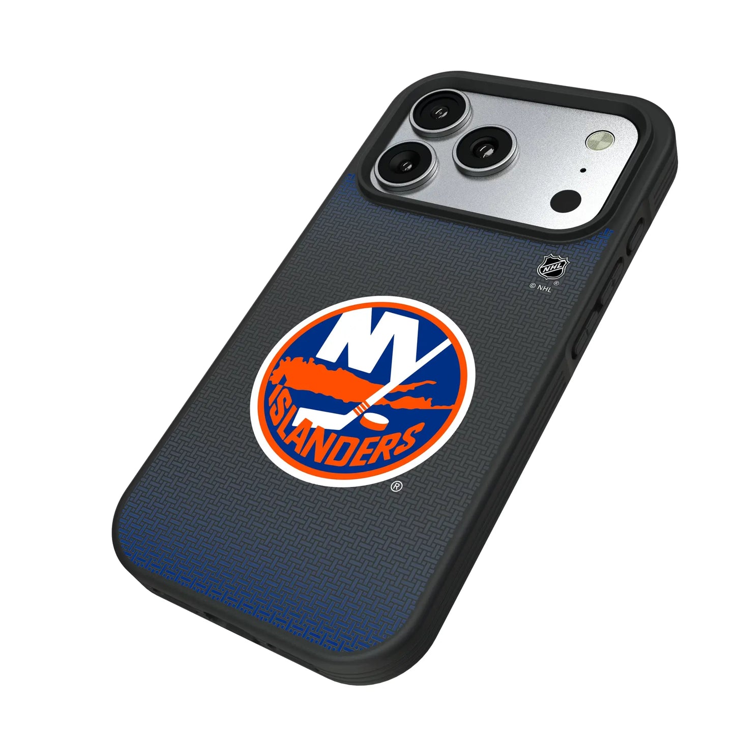 New York Islanders Linen Bump Phone Case for Apple iPhone