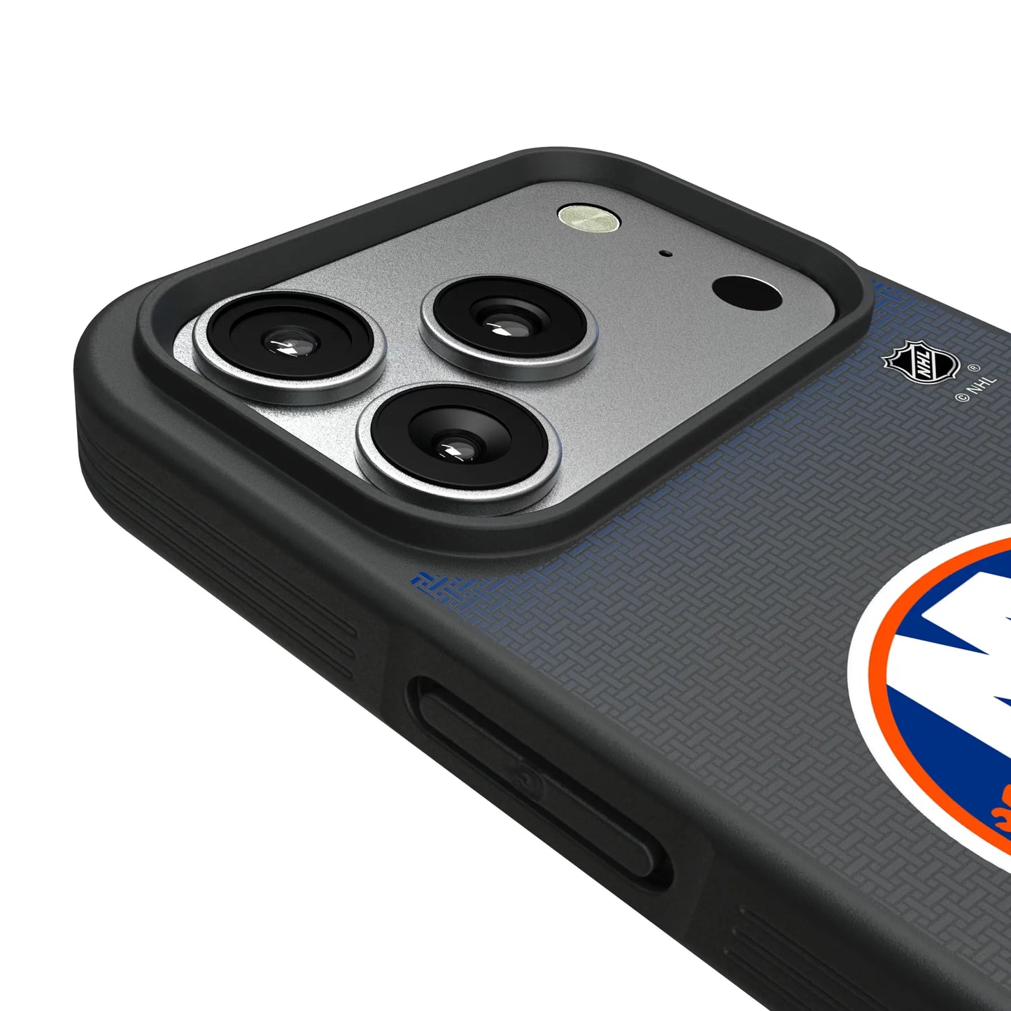 New York Islanders Linen Bump Phone Case for Apple iPhone