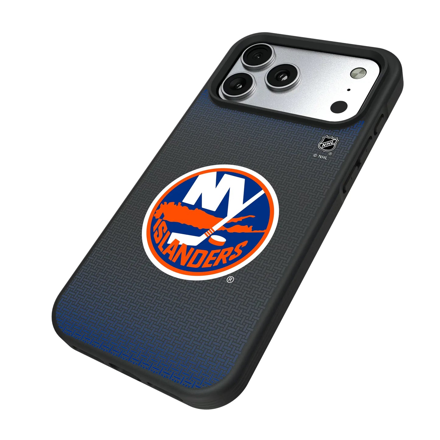 New York Islanders Linen Bump Phone Case for Apple iPhone