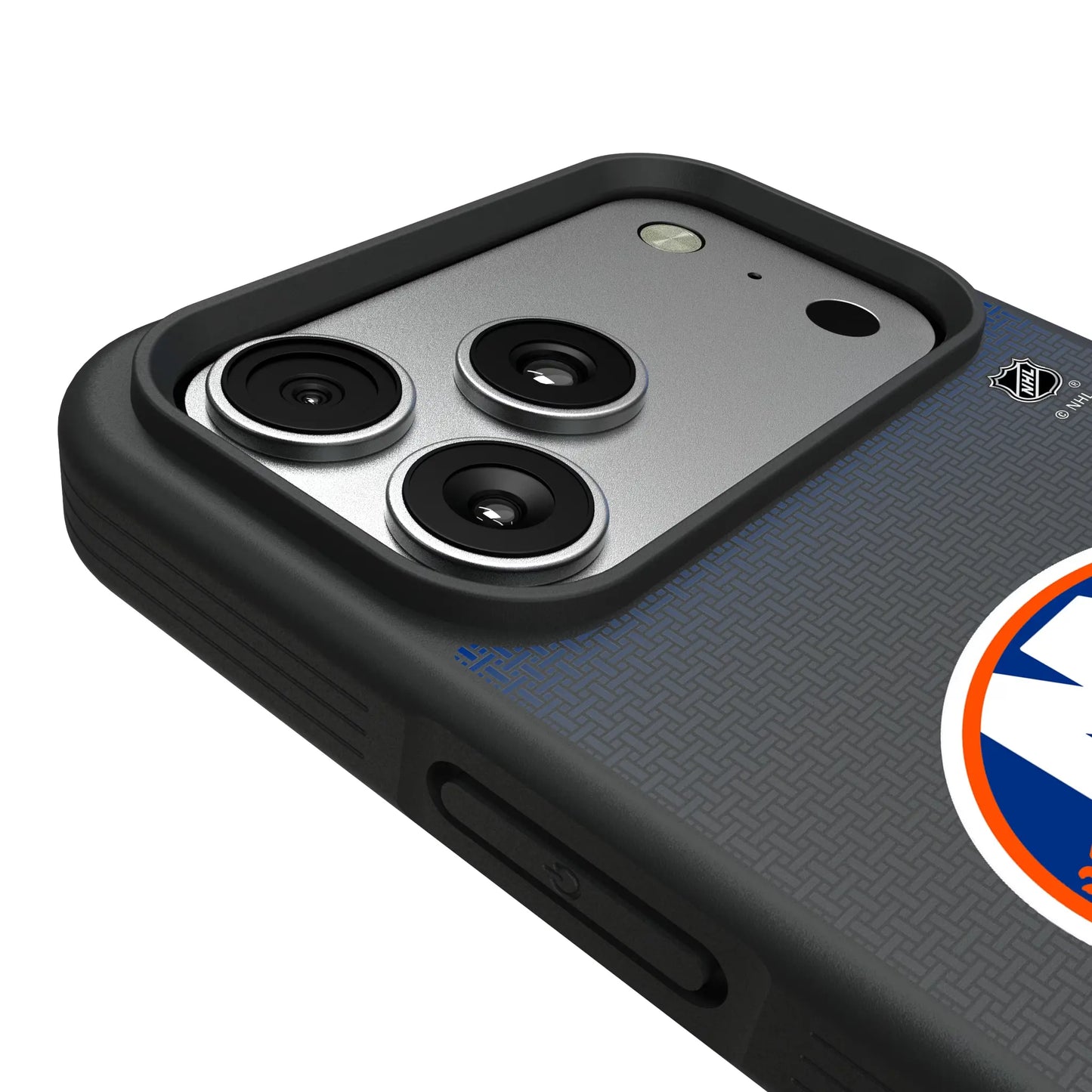 New York Islanders Linen Bump Phone Case for Apple iPhone