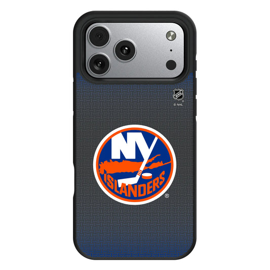 New York Islanders Linen Bump Phone Case for Apple iPhone