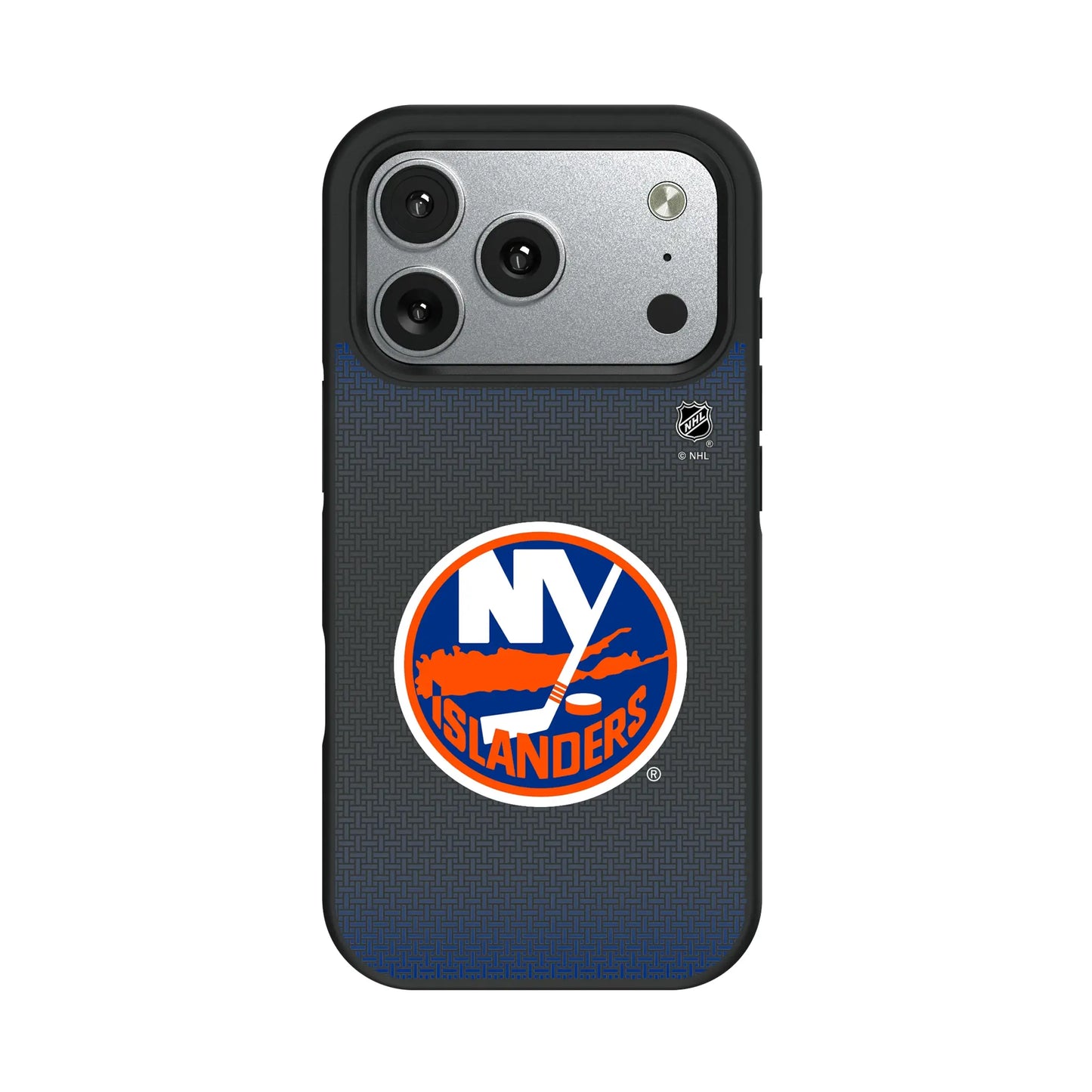 New York Islanders Linen Bump Phone Case for Apple iPhone