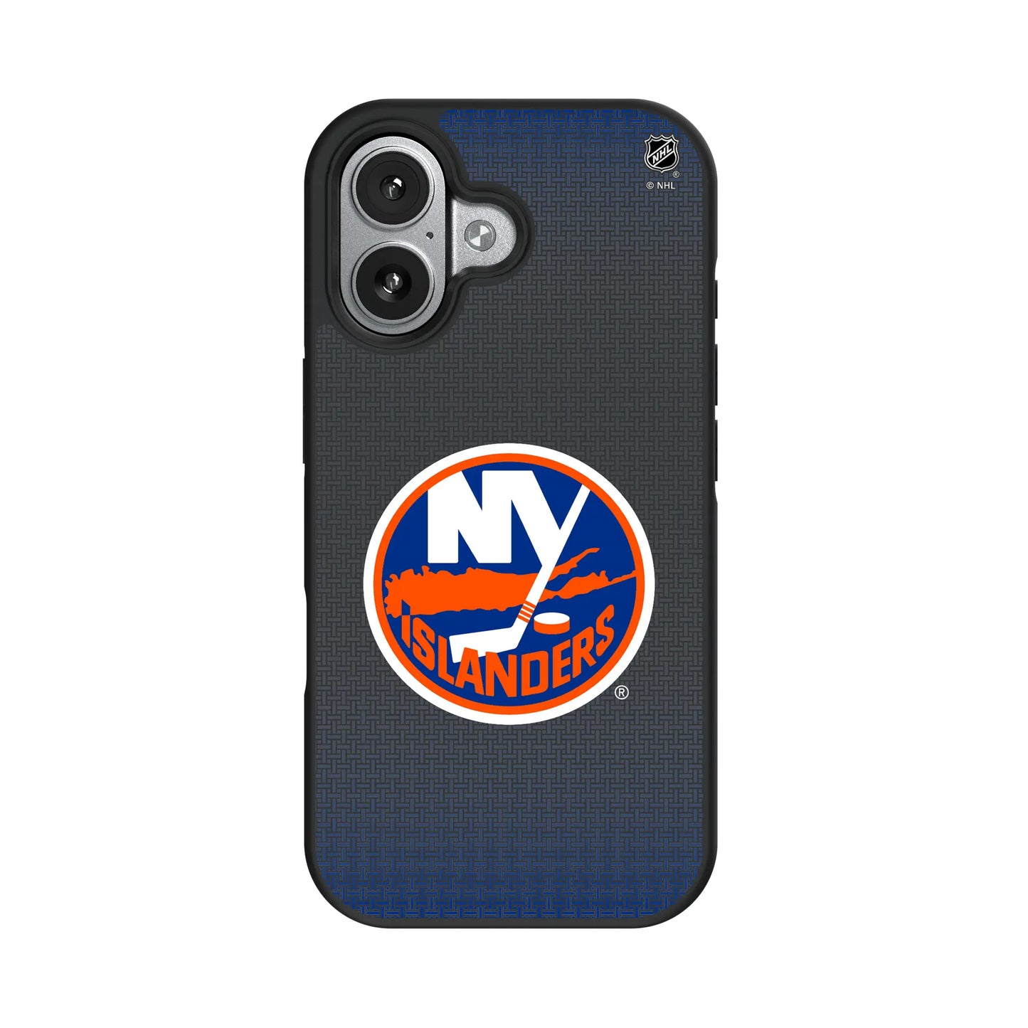 New York Islanders Linen Bump Phone Case for Apple iPhone