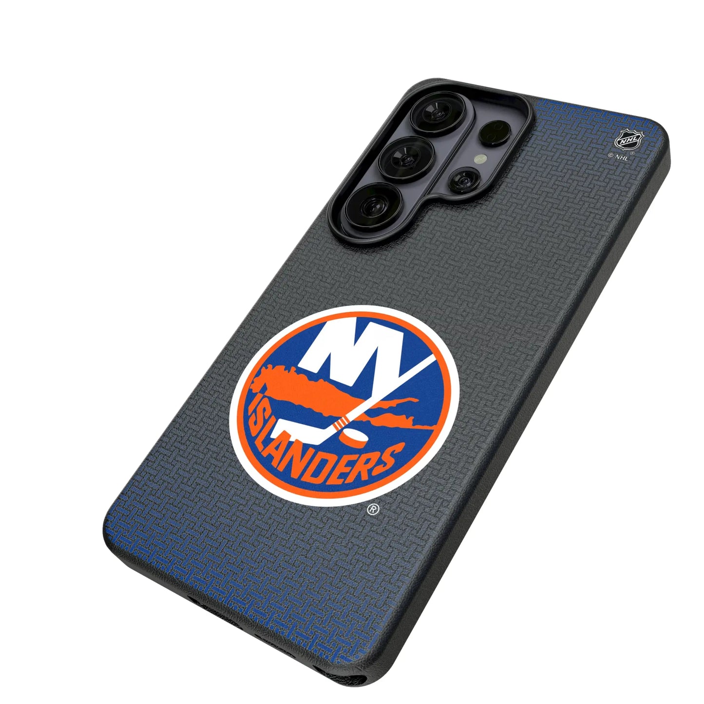 New York Islanders Linen MagSafe Compatible Phone Case for Samsung Galaxy