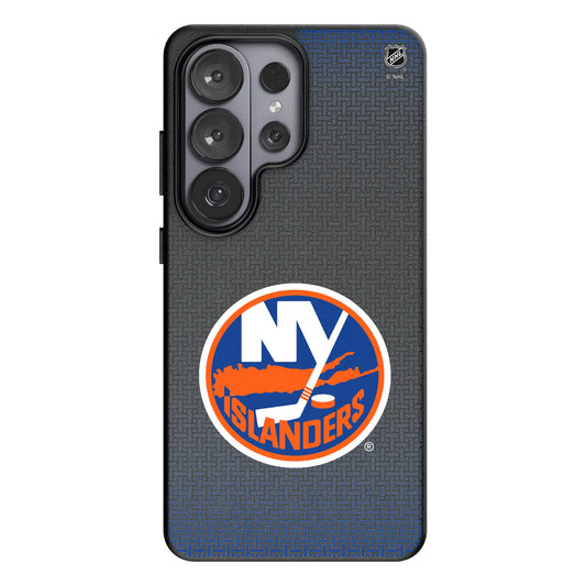 New York Islanders Linen MagSafe Compatible Phone Case for Samsung Galaxy