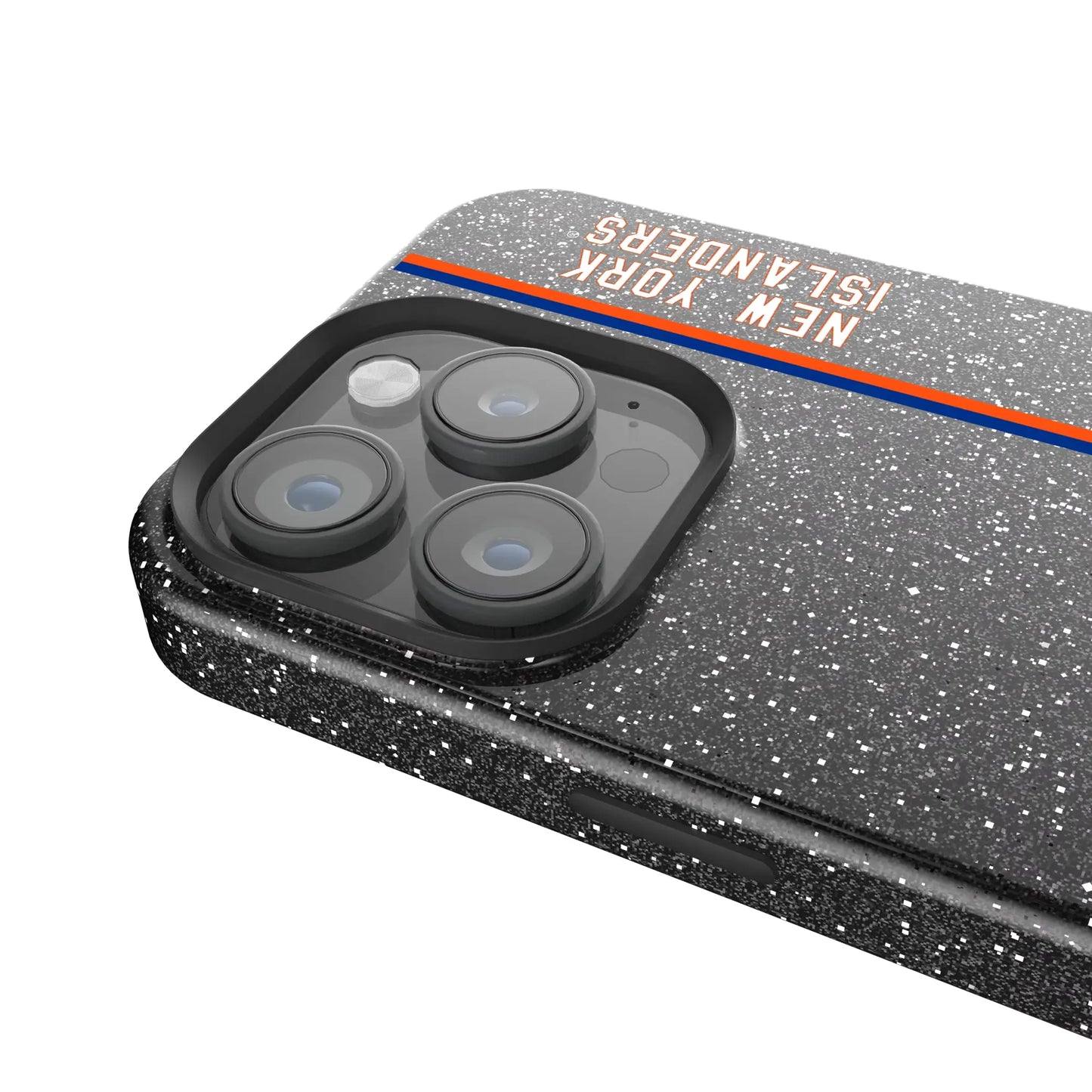 New York Islanders Sidebar Black Bling Phone Case for Apple iPhone