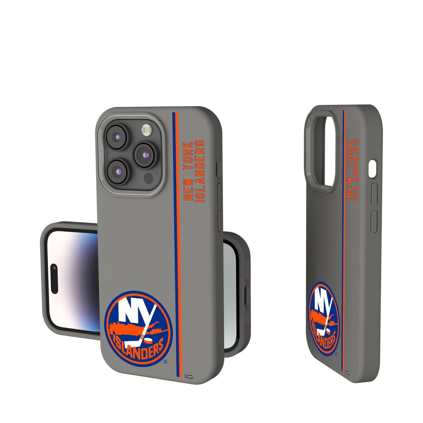 New York Islanders Sidebar Soft Touch Phone Case for Apple iPhone