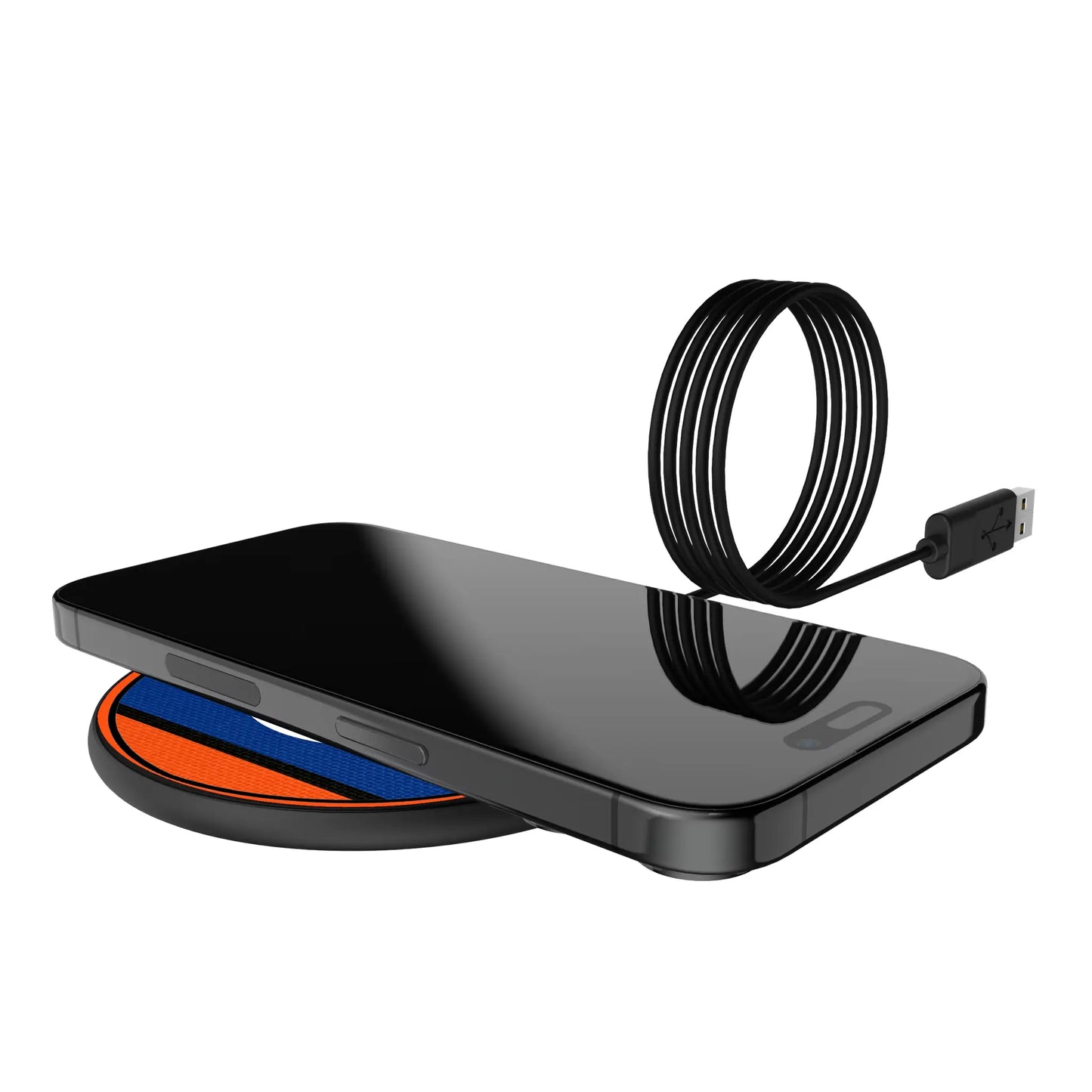 New York Islanders Stripe 15-Watt Wireless Charger