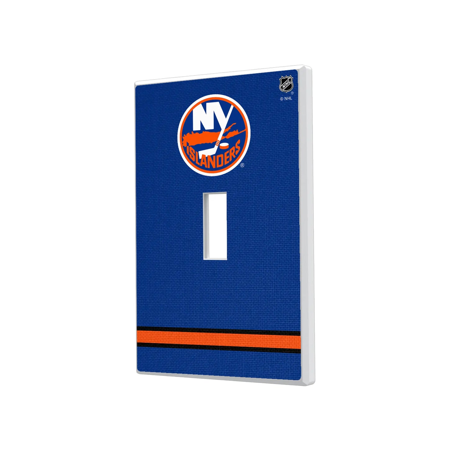 New York Islanders Stripe Hidden-Screw Light Switch Plate