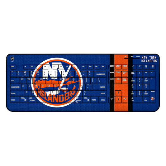 New York Islanders Stripe Wireless USB Keyboard