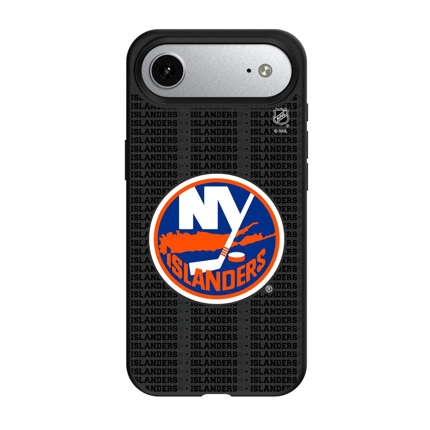 New York Islanders Text Backdrop MagSafe Compatible Phone Case for Apple iPhone