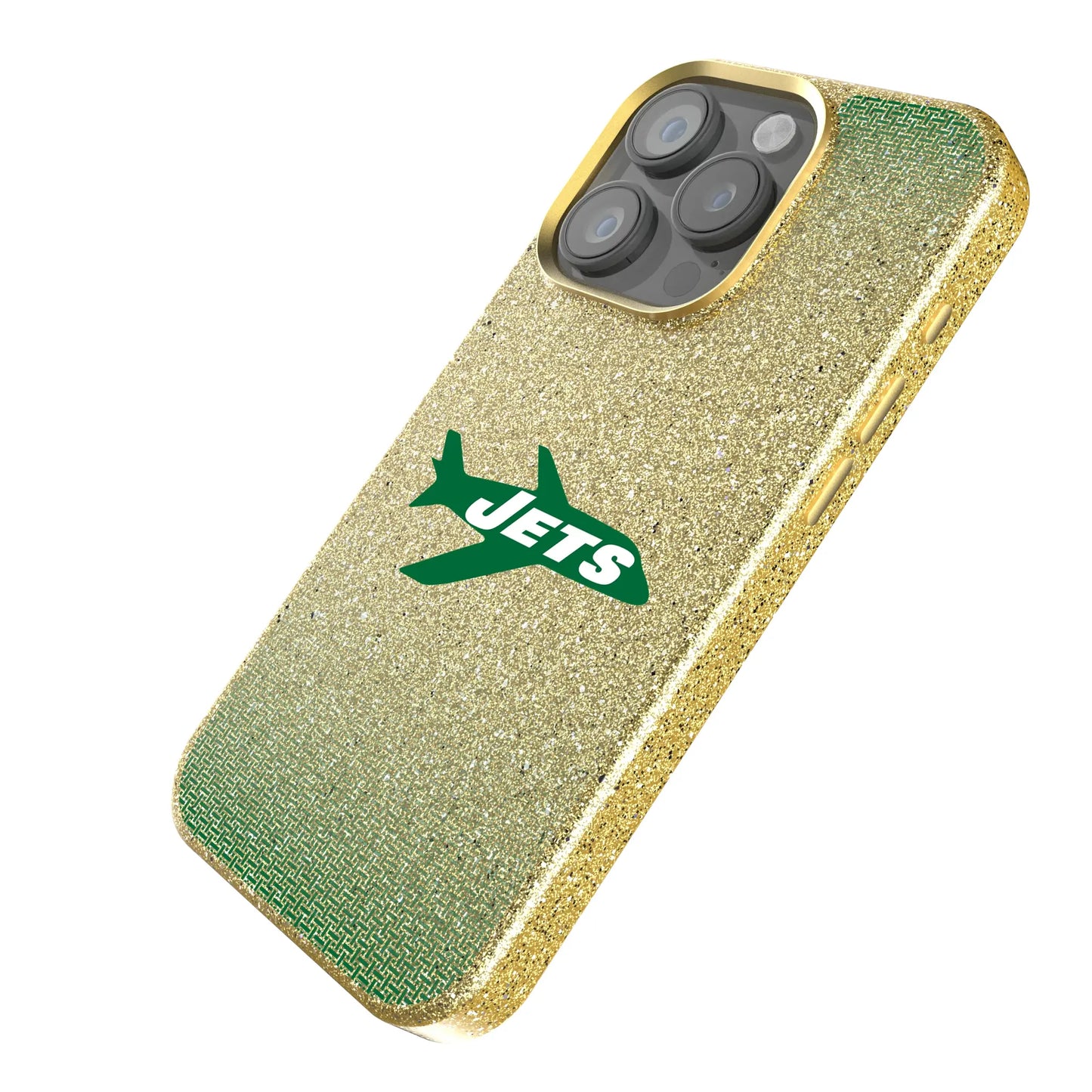 New York Jets 1963 Historic Collection Linen Bling Phone Case for Apple iPhone