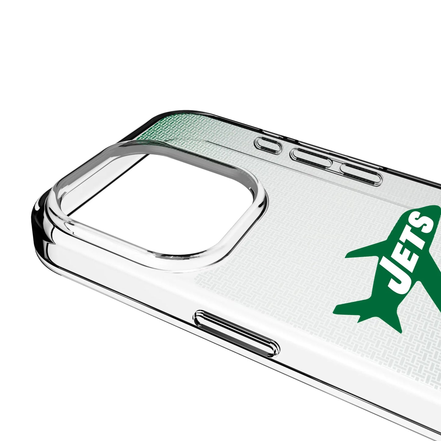 New York Jets 1963 Historic Collection Linen Clear Phone Case for Apple iPhone