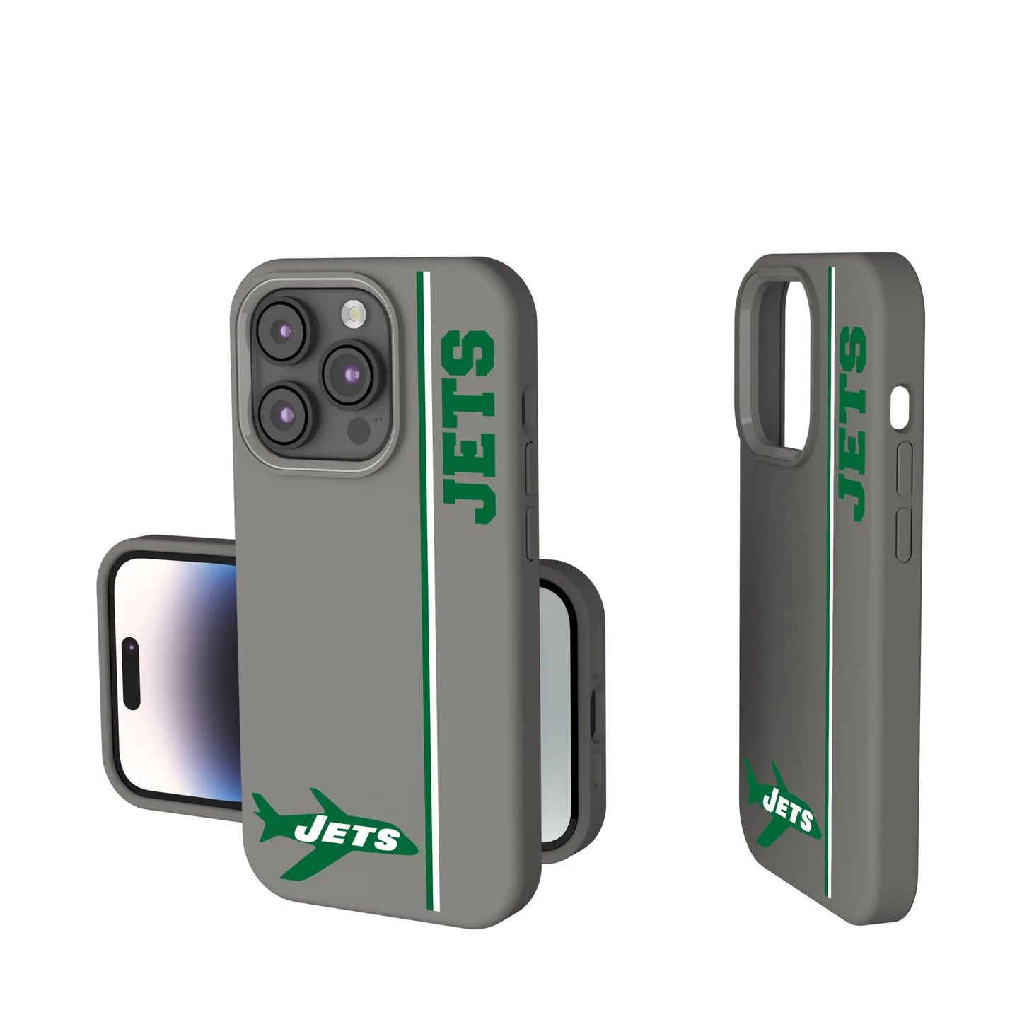 New York Jets 1963 Historic Collection Sidebar Soft Touch Phone Case for Apple iPhone