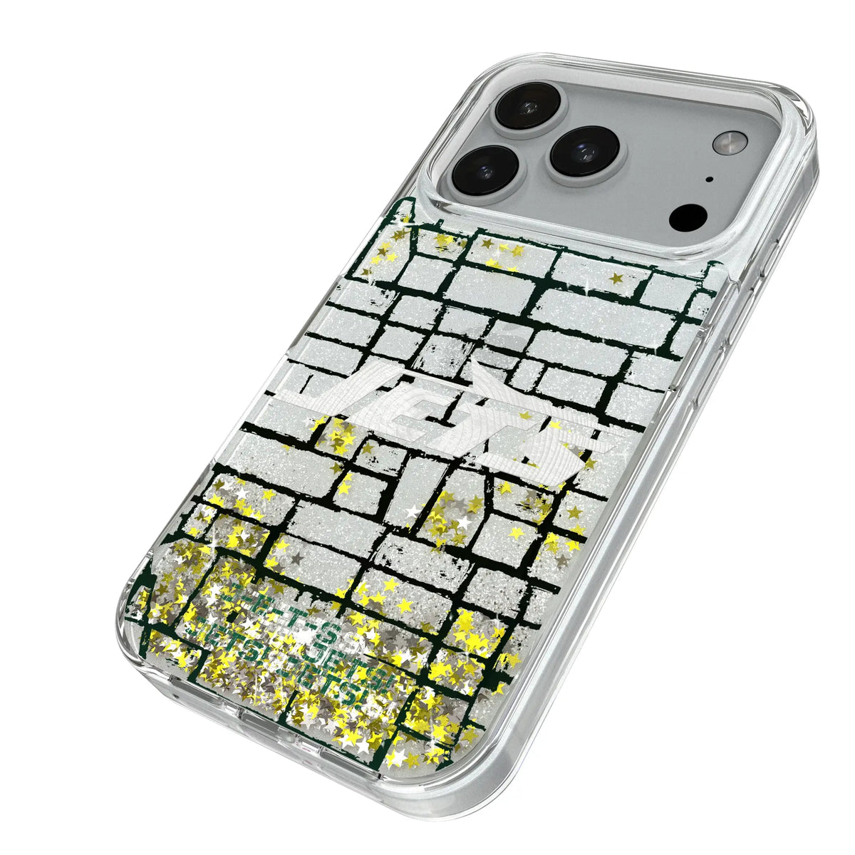 New York Jets Brick Glitter Phone Case for Apple iPhone