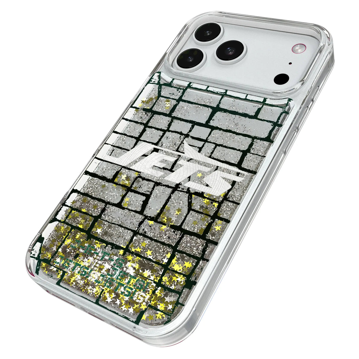 New York Jets Brick Glitter Phone Case for Apple iPhone