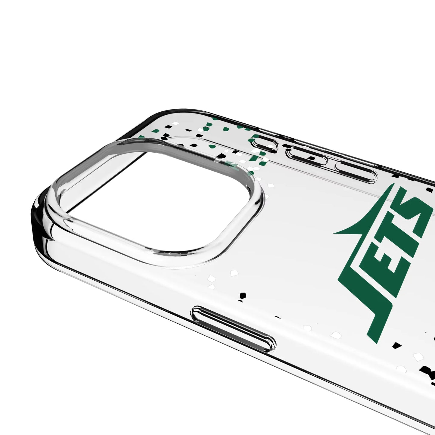New York Jets Confetti Clear Phone Case for Apple iPhone