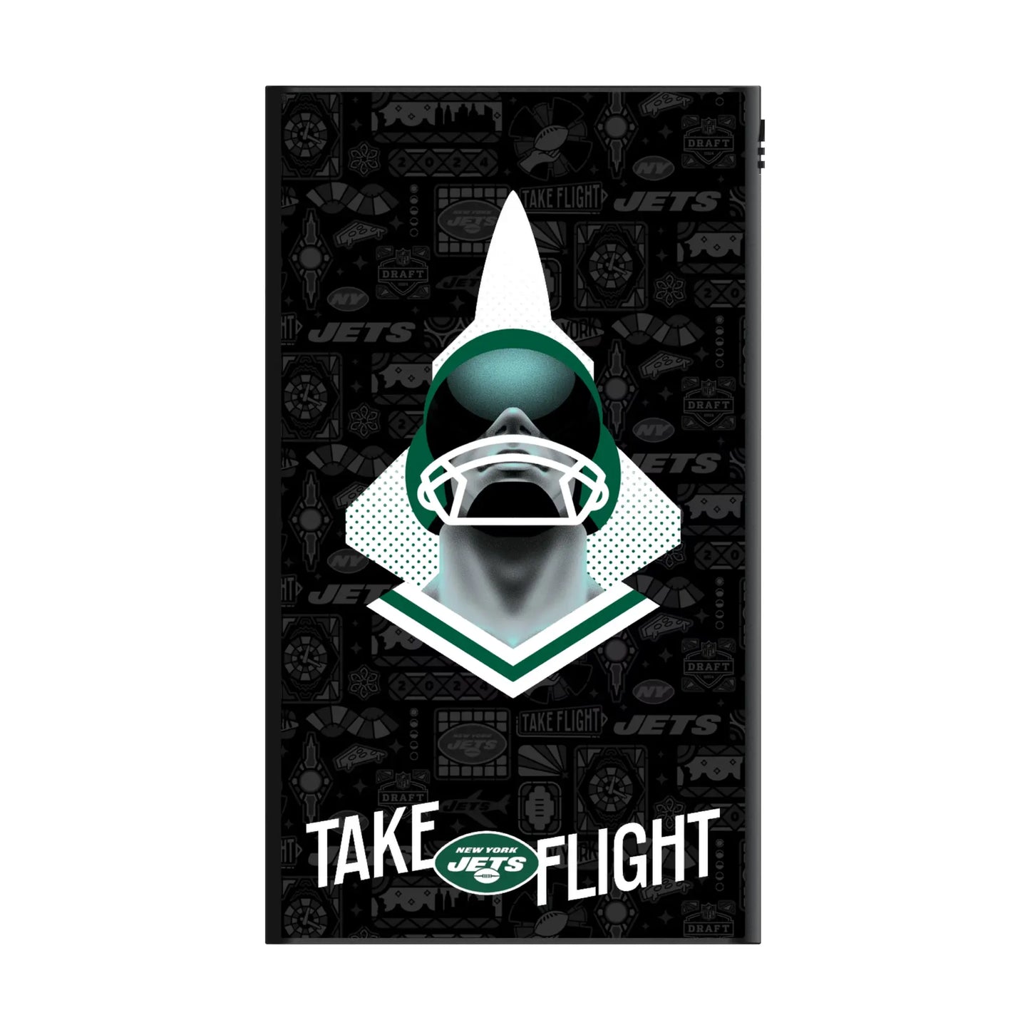 New York Jets Deco 5000mAh Flat Powerbank