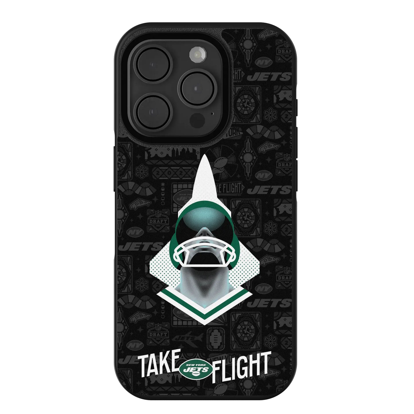 New York Jets Deco Bump Phone Case for Apple iPhone