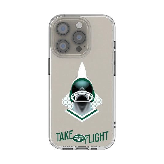 New York Jets Deco Clear Phone Case for Apple iPhone