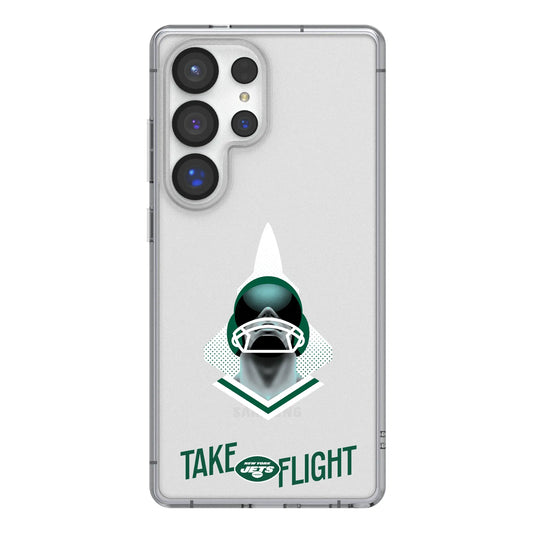 New York Jets Deco Clear Phone Case for Samsung Galaxy