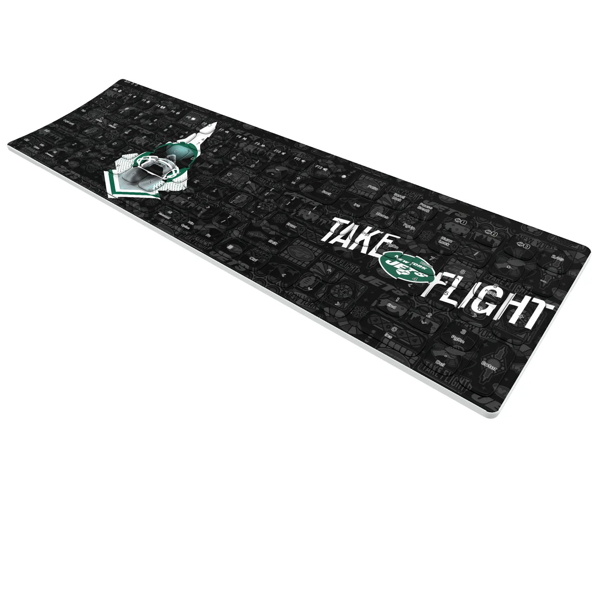 New York Jets Deco Curved Wireless Keyboard