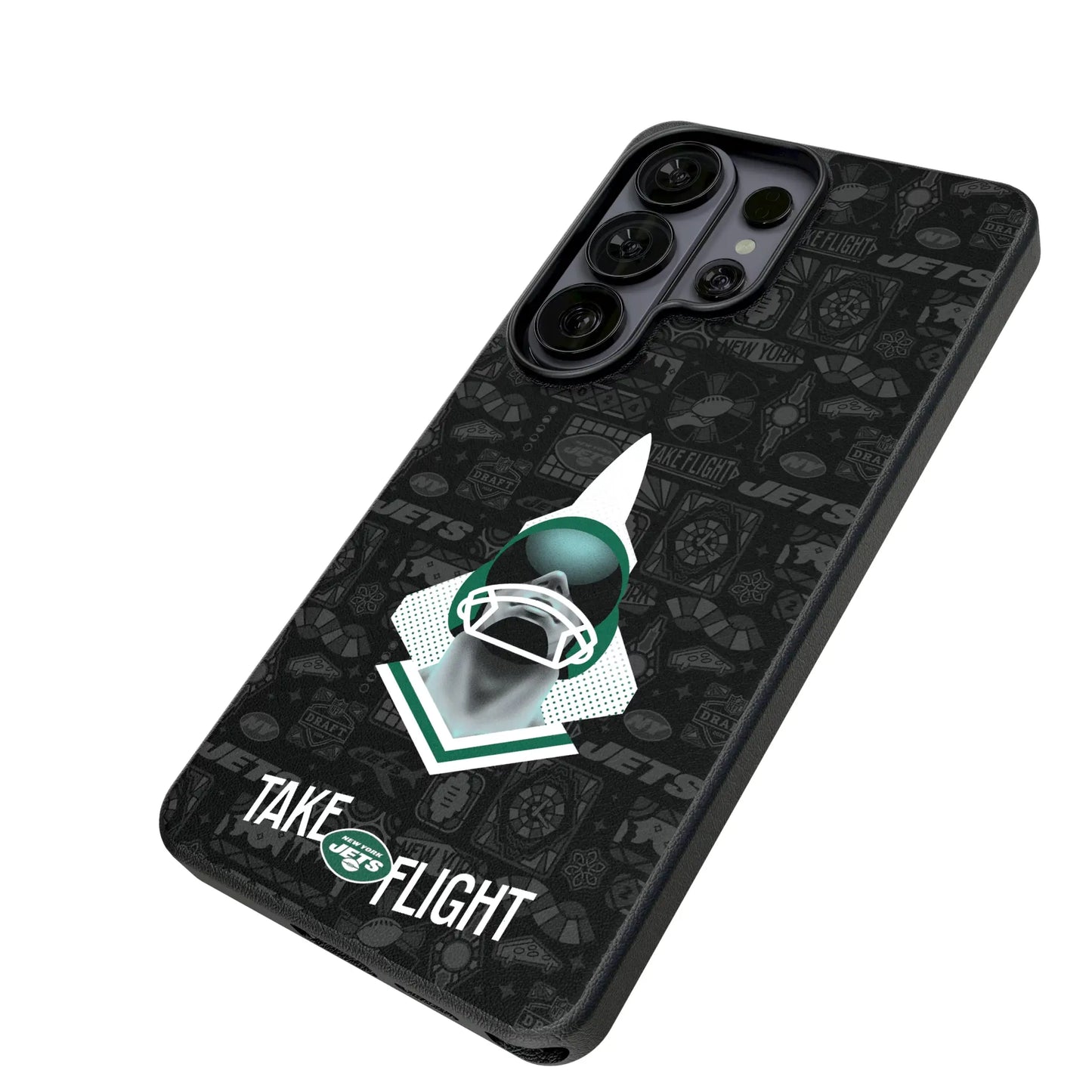 New York Jets Deco MagSafe Compatible Phone Case for Samsung Galaxy