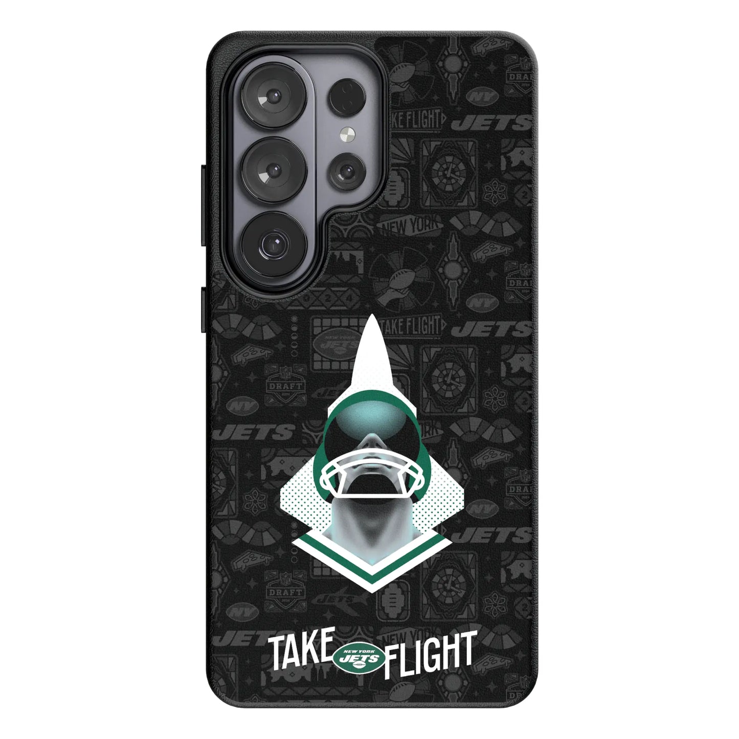 New York Jets Deco MagSafe Compatible Phone Case for Samsung Galaxy