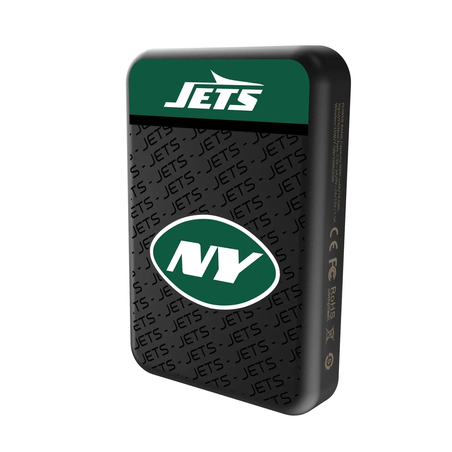 New York Jets Endzone Plus Wireless Mag Power Bank