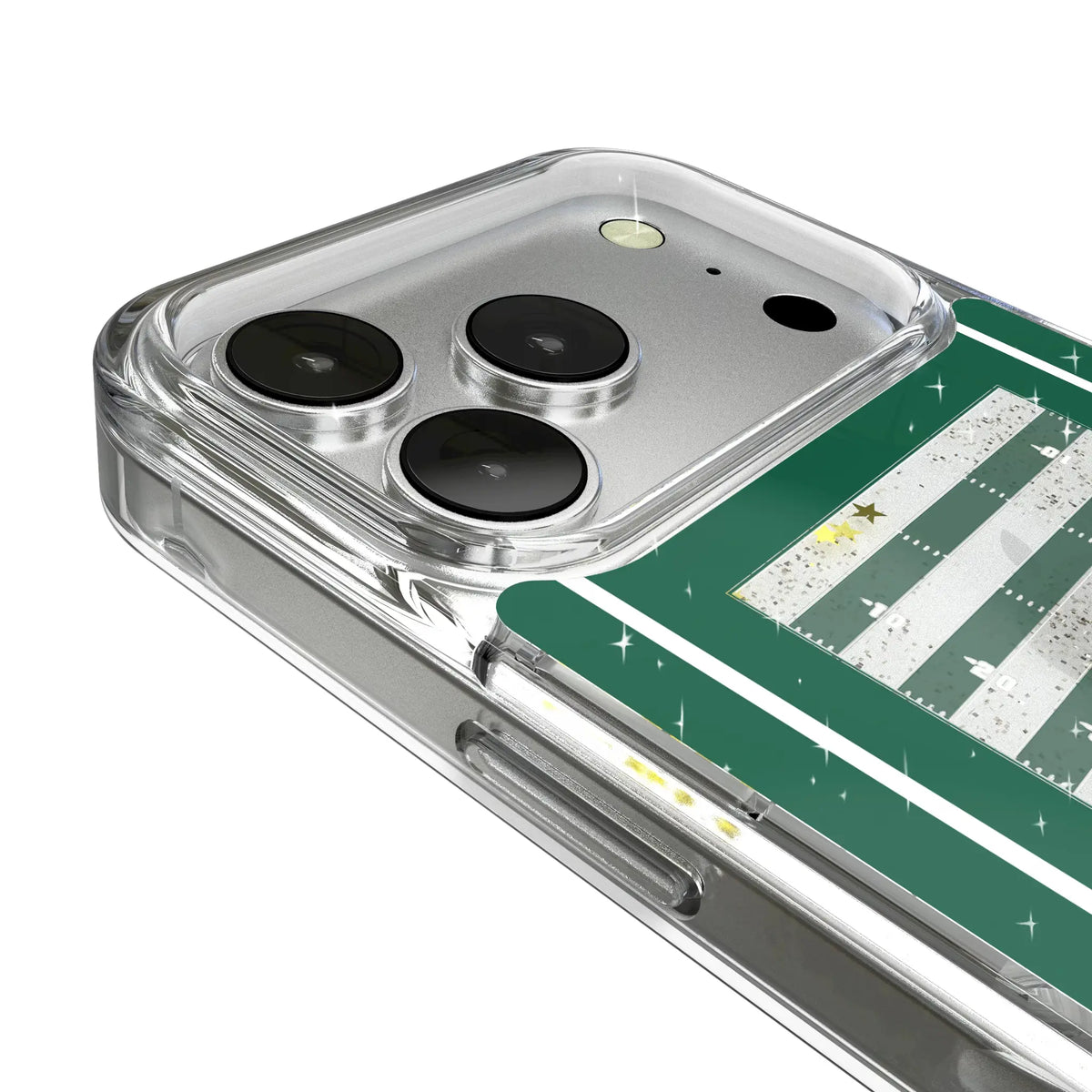 New York Jets Field Glitter Phone Case for Apple iPhone