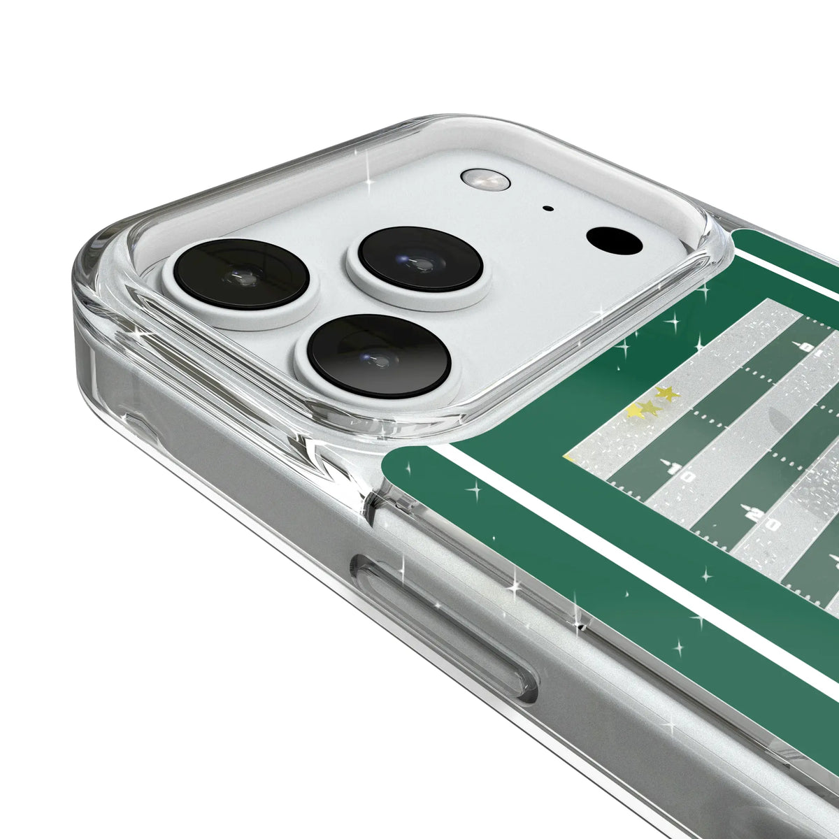 New York Jets Field Glitter Phone Case for Apple iPhone