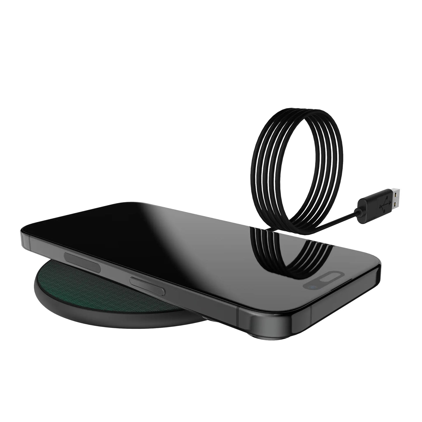 New York Jets Linen 15-Watt Wireless Charger