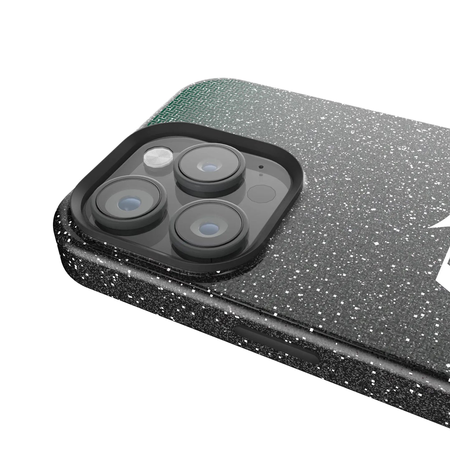 New York Jets Linen Black Bling Phone Case for Apple iPhone