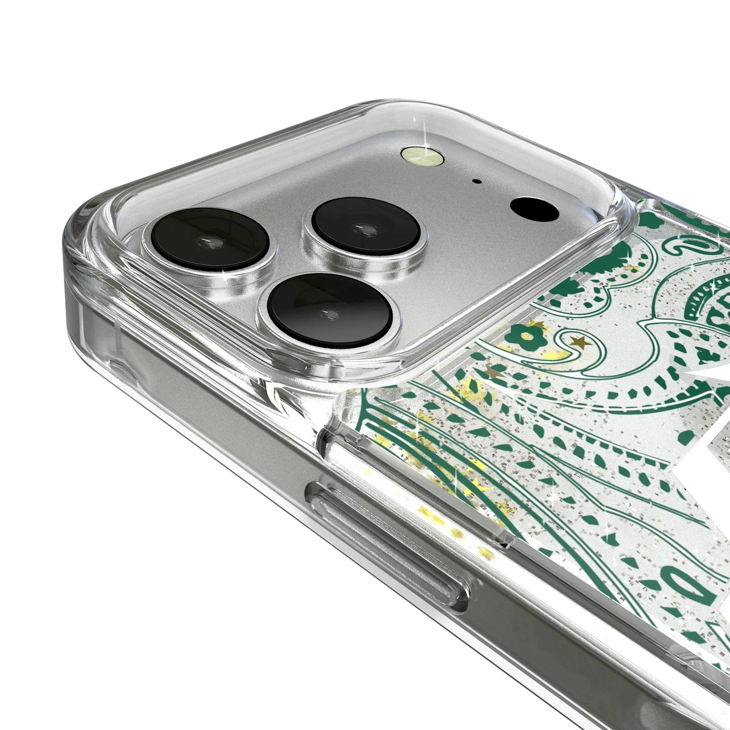 New York Jets Paisley Glitter Phone Case for Apple iPhone