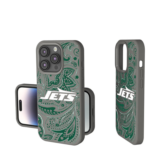 New York Jets Paisley Soft Touch Phone Case for Apple iPhone