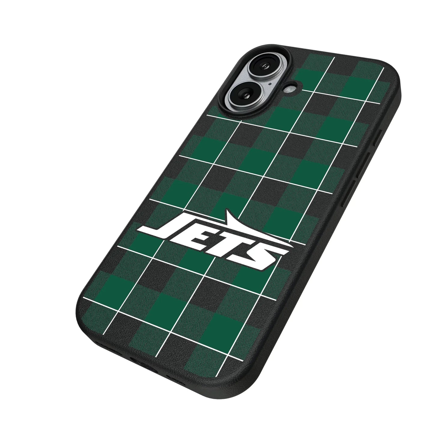 New York Jets Plaid MagSafe Compatible Phone Case for Apple iPhone