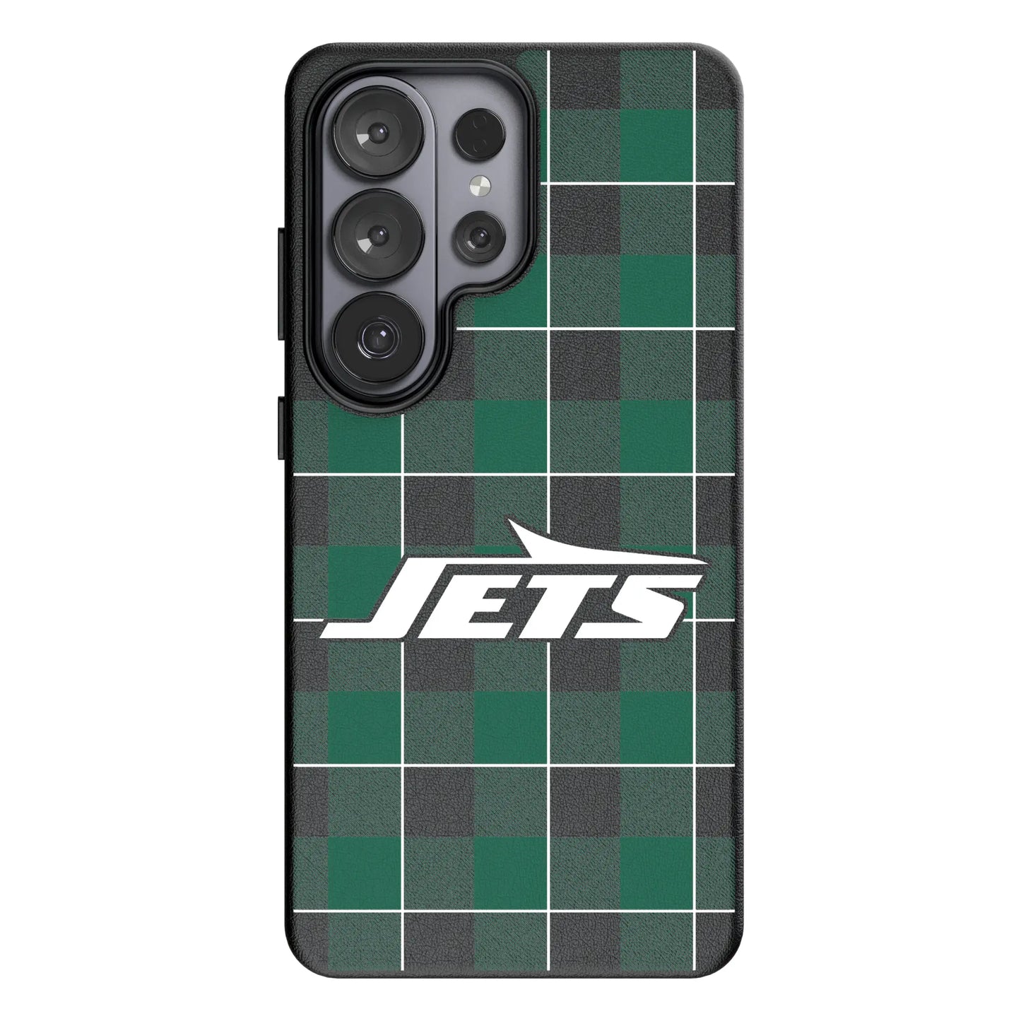 New York Jets Plaid MagSafe Compatible Phone Case for Samsung Galaxy