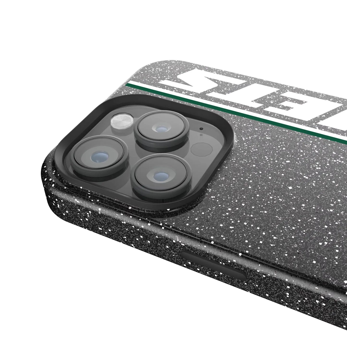 New York Jets Sidebar Black Bling Phone Case for Apple iPhone