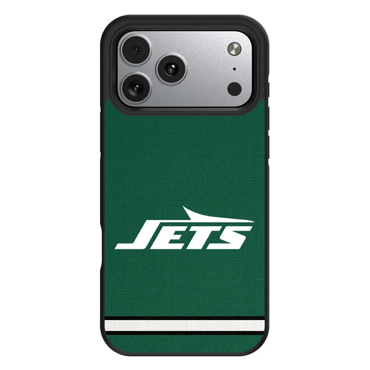 New York Jets Stripe Bump Phone Case for Apple iPhone
