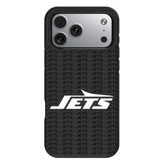 New York Jets Text Backdrop Bump Phone Case for Apple iPhone