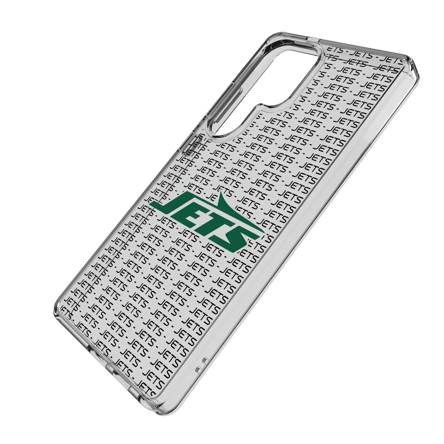 New York Jets Text Backdrop Clear Phone Case for Samsung Galaxy