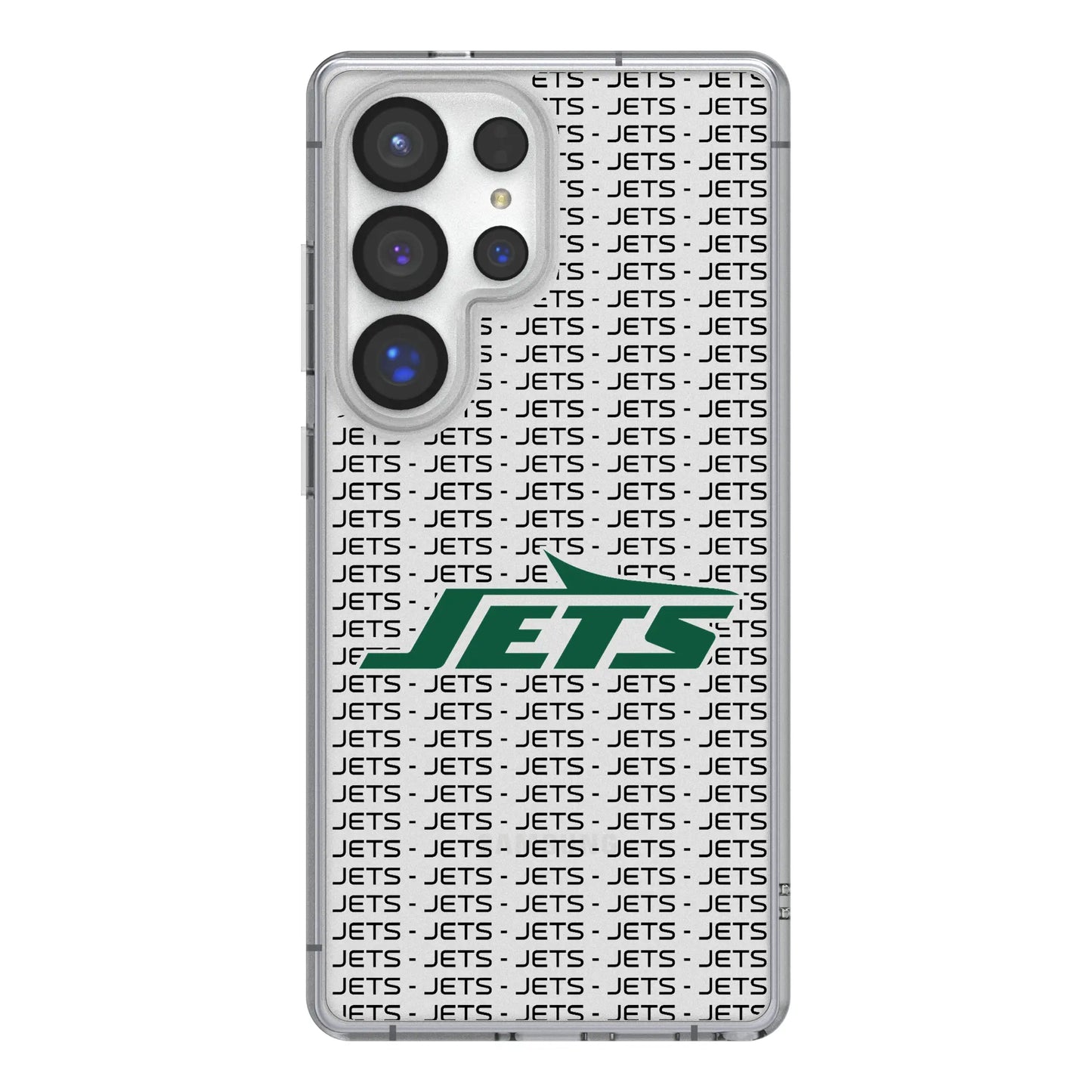 New York Jets Text Backdrop Clear Phone Case for Samsung Galaxy